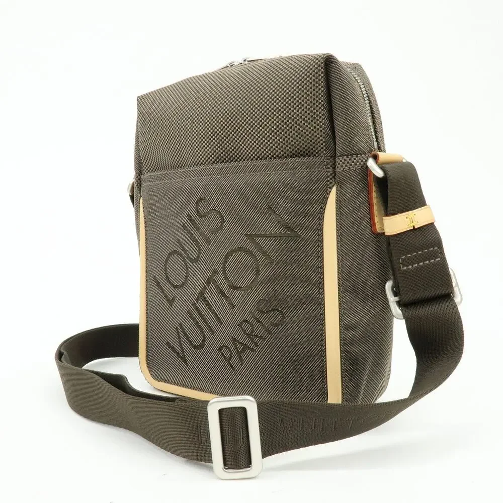 Louis Vuitton Damier Geant Citadin Crossbody Bag Brown